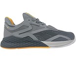 Reebok Men&#39;s Nano X Cross Trainer Sneakers GW6017 Gray/Gray/Yellow Size 7M - £78.29 GBP