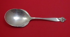 Orchid Elegance by Wallace Sterling Silver Berry Spoon 9" - £140.02 GBP
