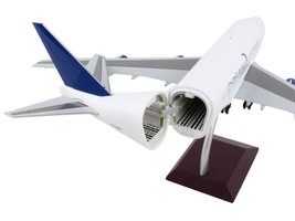 Boeing 747LCF Commercial Aircraft &quot;Dreamlifter&quot; White with Blue Tail &quot;Gemini 20 - £178.55 GBP