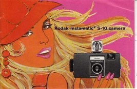 Kodak Insta-Matic S-10 Automático Cámara Min Catalog - $28.64