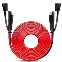 12Ft 16AWG SAE to SAE Extension Cable 2 Pin Quick Disconnect Wire Harnes... - $12.93