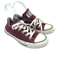 Converse Low Top Sneakers Canvas Madison OX Burgundy Womens 6 - £15.12 GBP