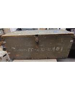 WWII U.S. Army Footlocker 1943 Luce Mfg Co Named Officer Trunk ⭐️Origina... - $323.94 CAD