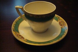 Grindley Compatible with England Georgian Pattern Coffee Cup &amp; Saucer, G... - $42.13