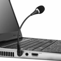 Dengofng Mini 3.5mm Notebook Microphone, Flexible 3.55mm Plug External Microphon - £8.65 GBP