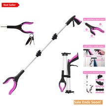 36-Inch Pink Reacher Grabber Tool for Seniors with Magnetic 360° Rotatin... - $20.74