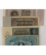1908-1923 Alemania 4-Note Moneda Juego (1) Alemán Empire &amp; (3) Entre Rep... - $76.81 CAD