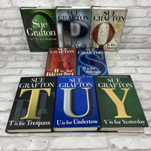 Sue Grafton Alphabet Books HB Hardback Dust Covers O-U and Y Lot of 8 - £25.50 GBP