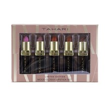 2 PACK Tahari Lipstick Set 5-Piece Super Lustrous Gift Set, Matte,Long-L... - $17.99