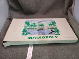MauiOpoly Custom Monopoly Game Maui Hawaii Calif 1980s Boardgame From Pride RARE - £94.92 GBP