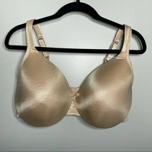 Cacique Lane Bryant Lightly Lined Full Coverage Bra 40DDD Beige Nude Underwire - £19.58 GBP