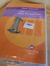 Markem imaje 2200 Wipe 700 Applicator User Manual - £17.88 GBP