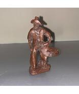                                         Cast Resin Cowboy Statue Signed ... - $25.00