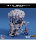 3D Printed Sordane Publishing Arcane Minis Mini Ship - Metril Destroyer ... - €29,94 EUR