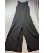 Floryday Cropped Flare Jumpsuit Womens Sz L Minimalist Simple Modern Cla... - $38.99