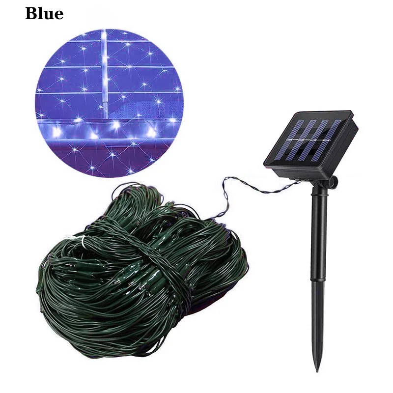 moonlux 1.1*1.1M Led Solar Net Lights Wedding Christmas Fairy String Lights Outd - £94.27 GBP