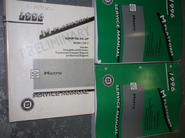 1996 Chevy Geo Metro Service Shop Repair Manual SET FACTORY OEM - $1,753.65 MXN