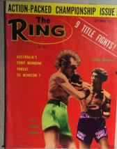 THE RING  vintage boxing magazine September 1972 - £11.81 GBP