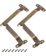 2 Pcs Lid Folding Support Hinges, Iron 180 Degree Rotatable Hinges, Lip ... - $8.99