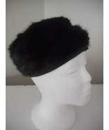 Vintage Brown Fur Pillbox hat  - $1,197.66 MXN