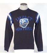 Adidas Originals Impact Montreal Black Vintage Long Sleeve Tee T Shirt M... - £43.82 GBP