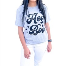 Wknder hey boo graphic tee in Heather Grey - £25.92 GBP