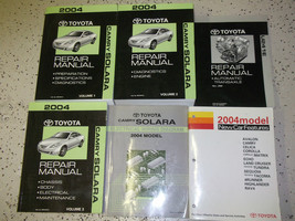 2004 Toyota CAMRY SOLARA Service Shop Repair Manual Set FACTORY DEALERSH... - £479.78 GBP