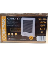 Electric Heater 1,000-Watt 120-Volt Fan-Forced In-Wall Dial Controls in ... - $107.30 CAD