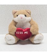 Aurora Plump Chubby Cat Kiss Me Heart Valentine 4&quot; Plush Vintage - €21,10 EUR