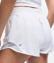 LULULEMON Hotty Hot High Rise Short 2.5” White 0 2 4 6 8 10 12 NWT - $98.95