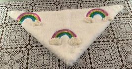 Cottage Phebes Designer Dog Bandana Over The Rainbow Reversible Snaps  B... - £8.30 GBP