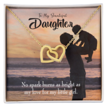 To My Daughter Dad&#39;s Bright Love Inseparable Necklace - £45.51 GBP+