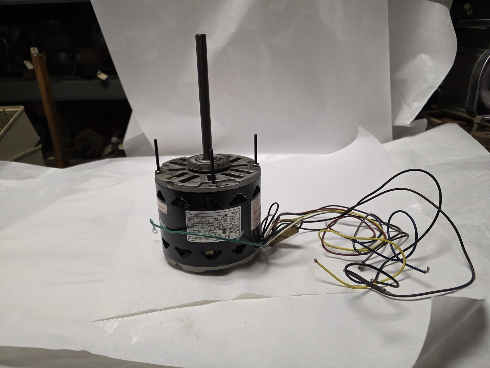 Century 4MA66 1/3 HP 115 V 1 PH 1075 RPM 3 SPD. 48Y Blower Motor F48AE66A01 - $139.99