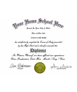 Novelty Home School GED High School Personalized Diplomas - $49.95