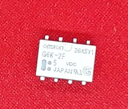 Omron G6K-2F Signal Relay 5VDC Three Pieces Made In Japan - $93.18 MXN