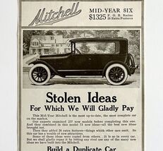 1916 Mitchell Mid Year Six Automobile Stolen Ideas Advertisement Motor L... - $28.01 CAD