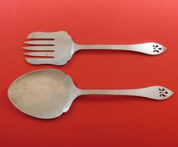 A.J. Bailey English Estate c.1902-Present Sterling Silver Salad Serving Set 2pc - £386.97 GBP