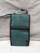 Northwest Territory Cross Body Travel Wallet Green Nylon - $14.99