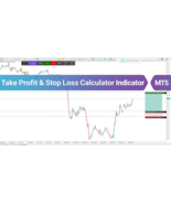 Take Profit &amp; Stop Loss Calculator Indicator for MT5 Download [TFlab] - $7.00 CAD