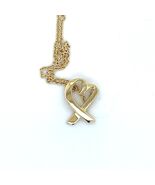 Tiffany &amp; Co. 18K Yellow Gold Paloma Picasso Mini Heart Pendant Necklace... - $1,049.37