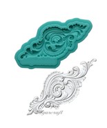 Sugarcraft Mini Baroque Fondant Mold Scroll Lace Fondant Silicone Molds ... - $11.87