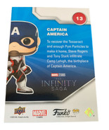 Funko Pop! Upper Deck Marvel Trading Card - Captain America #13 Common - £3.48 GBP