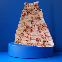 24/7 Maurices Dress Womens S Sleeveless Open Neck White Red Floral Short... - $173.74 MXN