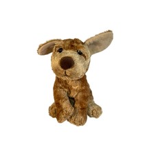 Golden bear co sitting Brown dog 6&quot; plush stuffed animal - £8.20 GBP