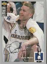 Chris Mullin 1994-95 (WARRIORS) Collector&#39;s Choice Silver Signature # 17 - £1.35 GBP