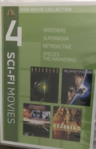 4 SCI-Fi MOVIES - Breeders / Supernova / Retroactive /Sepcies the awakening NEW - £6.64 GBP