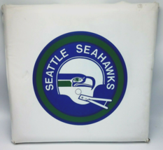 Vintage 1970&#39;s Seattle Seahawks Stadium Seat Cushion Pad Nice - £14.43 GBP