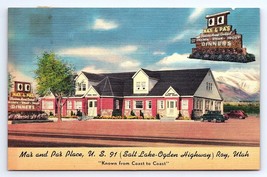 Postcard Ma&#39;s and Pa&#39;s Place Diner Roy Utah UT - £3.56 GBP