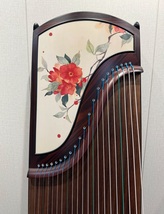 Guzheng 163cm 21 strings Camellia pattern Professional performance Chine... - $688.00