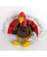 Ty Beanie Babies Gobbles turkey thanksgiving plush vintage 1996 - £7.75 GBP